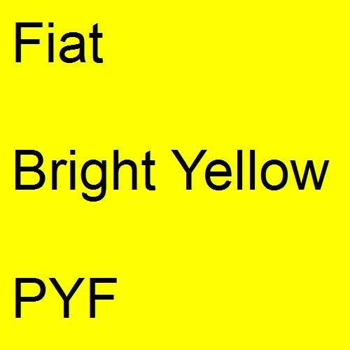 Fiat, Bright Yellow, PYF.